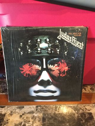 Vintage 1978 Judas Priest Hell Bent For Leather Record Album Cbs Records