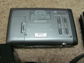 Vintage Sony MD Walkman MZ - E40 made in japan great every thing in picture 7
