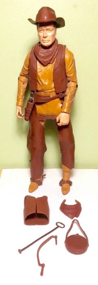 Vintage Marx Johnny West Us Marshall Action Figure With Clothing And Accessories