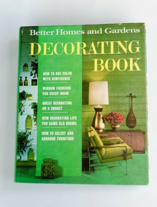 Vintage Better Homes And Gardens Decorating Book,  1950 