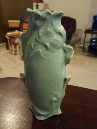 Vintage Weller Pottery 8 1/2 " Bud Vase Does Have Some Crazing