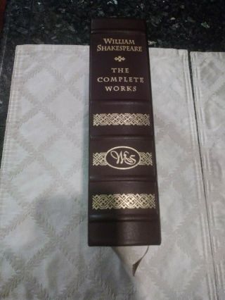 The Complete of William Shakespeare - Leather Bound - Barnes & Noble 1994 2