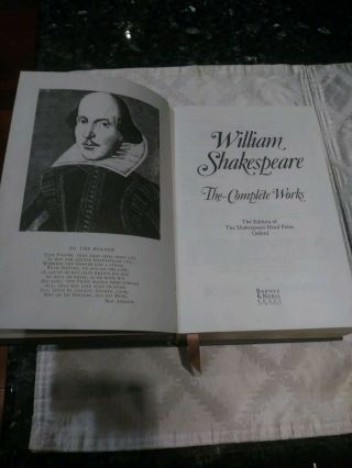The Complete of William Shakespeare - Leather Bound - Barnes & Noble 1994 5