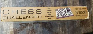 Vintage 1970s FIDELITY ELECTRONIC COMPUTER CHESS CHALLENGER Game,  A/C 2
