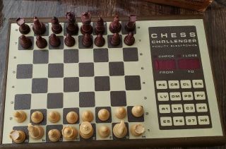 Vintage 1970s FIDELITY ELECTRONIC COMPUTER CHESS CHALLENGER Game,  A/C 3