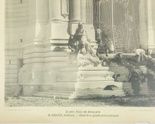 Paris 1900 Palais des Beaux - Arts.  Architecture et Sculpture Portfolio 120 Plates 4