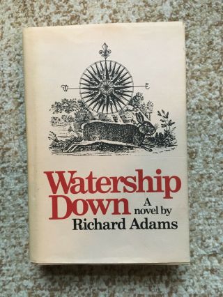 Watership Down Signed By Richard Adams 1st Us Edition 1972 With Cover