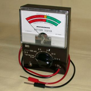 Micronta,  22 - 030a,  Battery Tester - - Vintage -