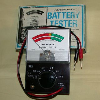 Micronta,  22 - 030A,  Battery Tester - - Vintage - 3