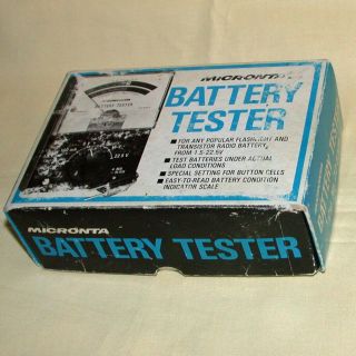 Micronta,  22 - 030A,  Battery Tester - - Vintage - 5