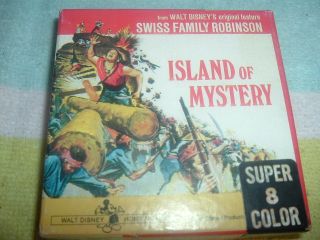 Vintage 1976 Swiss Family Robinson 8mm Film Walt Disney Island Of Mystery