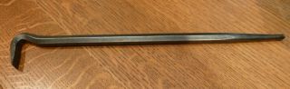 Vintage Old Forge 15 " Pry Bar 7031 Hole Alignment Rolling Head Tool U.  S.  A.