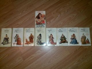 Angelique Set Of 9 Books.  1 Through 8 And Angelique And The Ghosts By Sergeanne