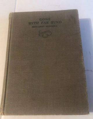 Vintage Gone With The Wind First Edition August 1936 Print