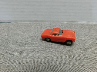 Vintage Marx Ho Slot Car 1961 Corvette Red