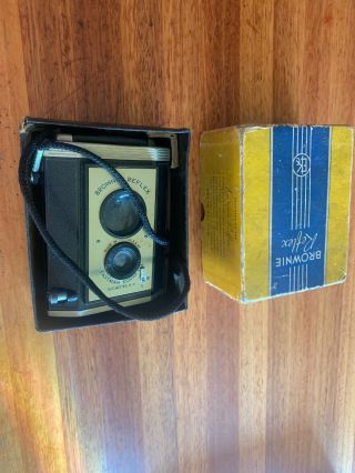 Vintage Eastman Kodak Brownie Reflex Synchro Model Camera Box 4