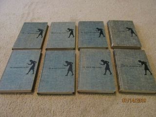 Eight Vintage Blue Cover Nancy Drew Mystery Story Books Keene