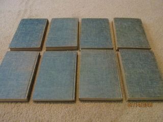 Eight Vintage Blue Cover Nancy Drew Mystery Story Books Keene 3