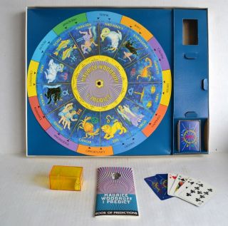 Vintage 1970 Maurice Woodruff " I Predict " Game Astrology Horoscope Fun Complete