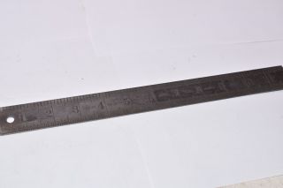 Vintage Lufkin Rule Co No.  62,  Steel Machinist Ruler