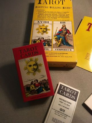 Vintage 1970 S.  R.  Kaplan Tarot Deck 1JJ 78 Card Set Fortune Telling Game 2