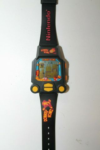 1994 Nintendo Donkey Kong Wrist Watch Great Vintage