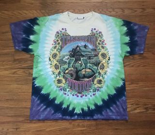 Vtg 1999 Grateful Dead Jerry Garcia Band Terrapin Station Tie Dye T Shirt Large