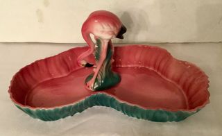 Vintage Maddux Of L.  A.  California Flamingo Pool No.  1024 & 6” Vintage Flamingo