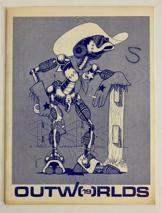 Outworlds 19 1974 Sci - Fi Fanzine Poul Anderson Piers Anthony Ray Bradbury