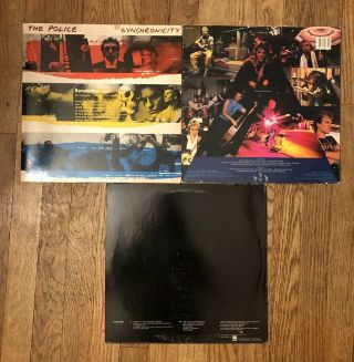 THE POLICE 1981 LP GHOST IN THE MACHINE And Others VINTAGE VINYL 2
