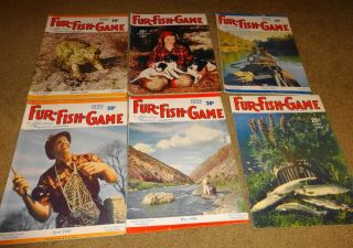 Fur Fish Game Magazines Jan - June 1948