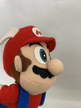 Vintage Mario 64 Stuffed Wing Cap Mario Plush Doll Nintendo 64 5