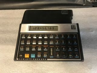 Hp 11c Hewlett Packard Scientific Calculator W/sleeve Usa