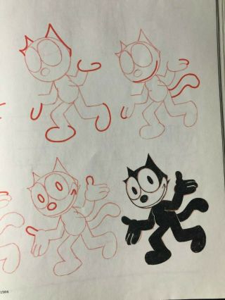 Draw 50 Famous Cartoons Lee J.  Ames Flintstones Felix the Cat Flash Gordon VTG 5