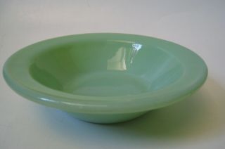Vintage Fire King Oven Ware Jadeite Green Berry/side Dish Bowl