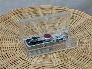 Vintage Metal Mechanical Self Timer For Camera Shutter With Case - Made In Japan