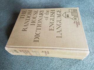 Random House Dictionary of the English Language Unabridged 1966 1st Printing EXC 2