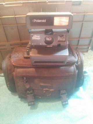 Polaroid One Step Close Up Camera With Samsonite Carrying Case