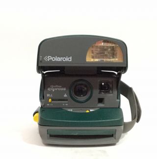 Poloroid One Step Express Instant 600 Film Camera Green Vintage