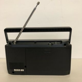 Vintage Sony FM / AM 2 Band Portable Radio Model ICF - 24 2 Way Power AC Battery 2