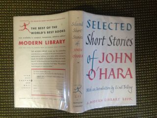 Selected Short Stories of John O ' Hara Modern Library vintage Hardcover book 1956 3