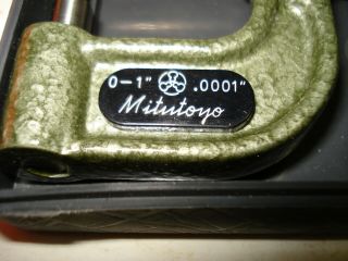 Vintage Mitutoyo Micrometer 1 