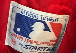 VTG STARTER TEXAS RANGERS Snap Satin MLB Baseball Jacket Size M Made In USA EUC 2