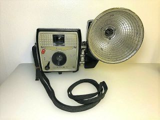 Vintage,  Camera: Ansco,  Cadet; With Flash Assembly