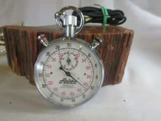 Vintage Aristo Apollo Stopwatch Swiss Made 1/10 Rp1