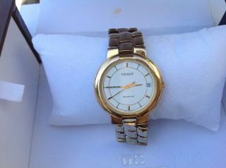 Vintage Gold Plated Gents Tissot Seastar Watch T281 - 30m -