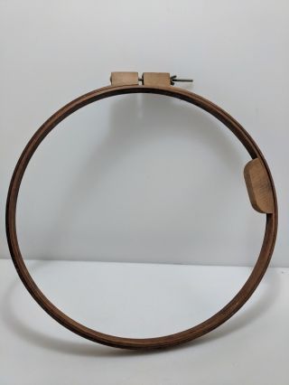 Vintage Gibbs Mfg Co.  Large Wooden Embroidery Hoop Ring 23 " Diameter