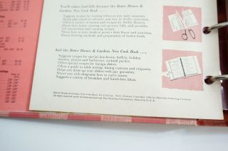MINTY VINTAGE 1953 BETTER HOMES AND GARDENS COOKBOOK FIRST EDITION & 5