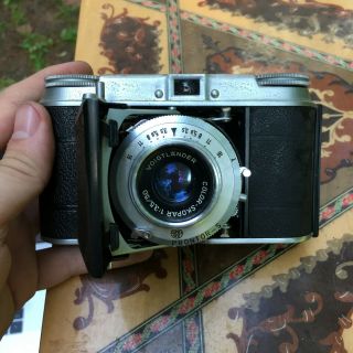 Vintage Voigtlander Vito Ii 35mm Camera Color Skopar 50mm F/3.  5