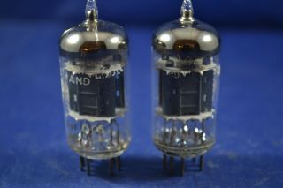 (1) NOS/NIB Matched Amperex/Bugle Boy 12AX7 Audio Vacuum Tubes 2